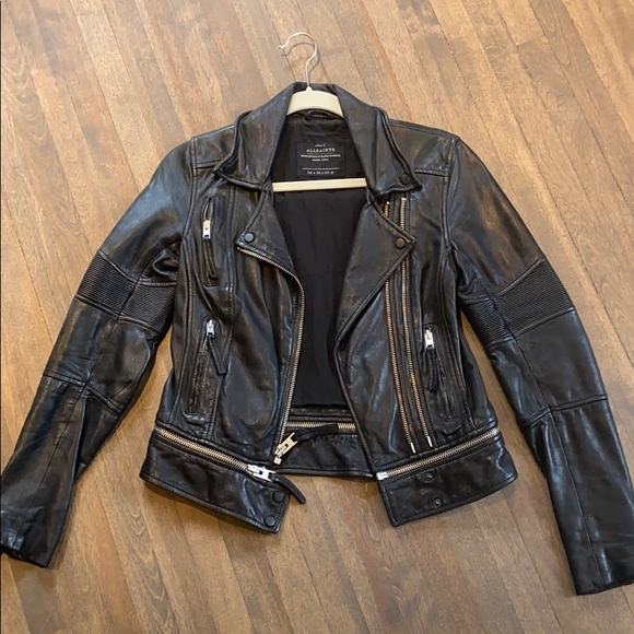 All Saints Jackets & Blazers - All Saints Leather Jacket